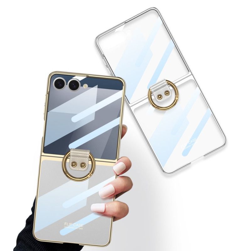 Skal För Samsung Galaxy Z Flip 7 Gkk-skärmskydd Och Ringhållare