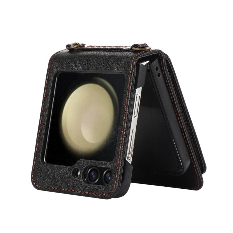 Skal För Samsung Galaxy Z Flip 7 Korthållare Och Axelrem