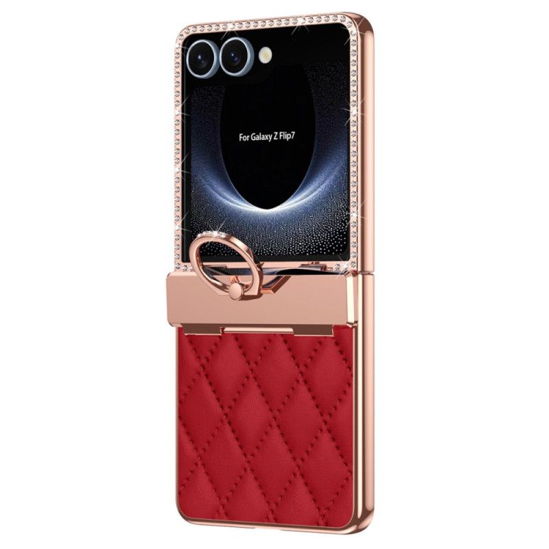 Skal För Samsung Galaxy Z Flip 7 Ringhållare Och Bakre Skärmskydd