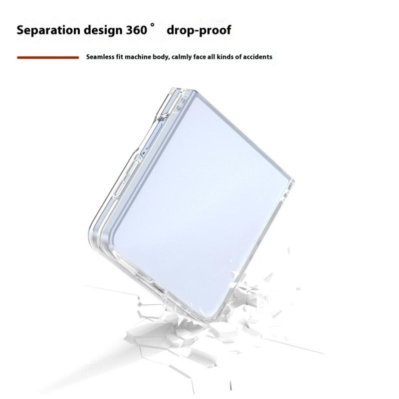 Skal Samsung Galaxy Z Flip 7 Fallsäker Transparent