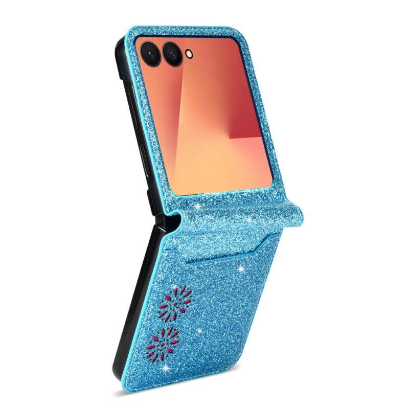 Skal Samsung Galaxy Z Flip 7 Glitterkorthållare