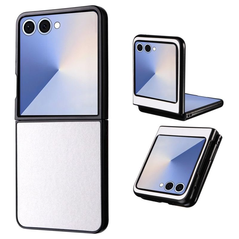 Skal Samsung Galaxy Z Flip 7 Monokrom Lädereffekt