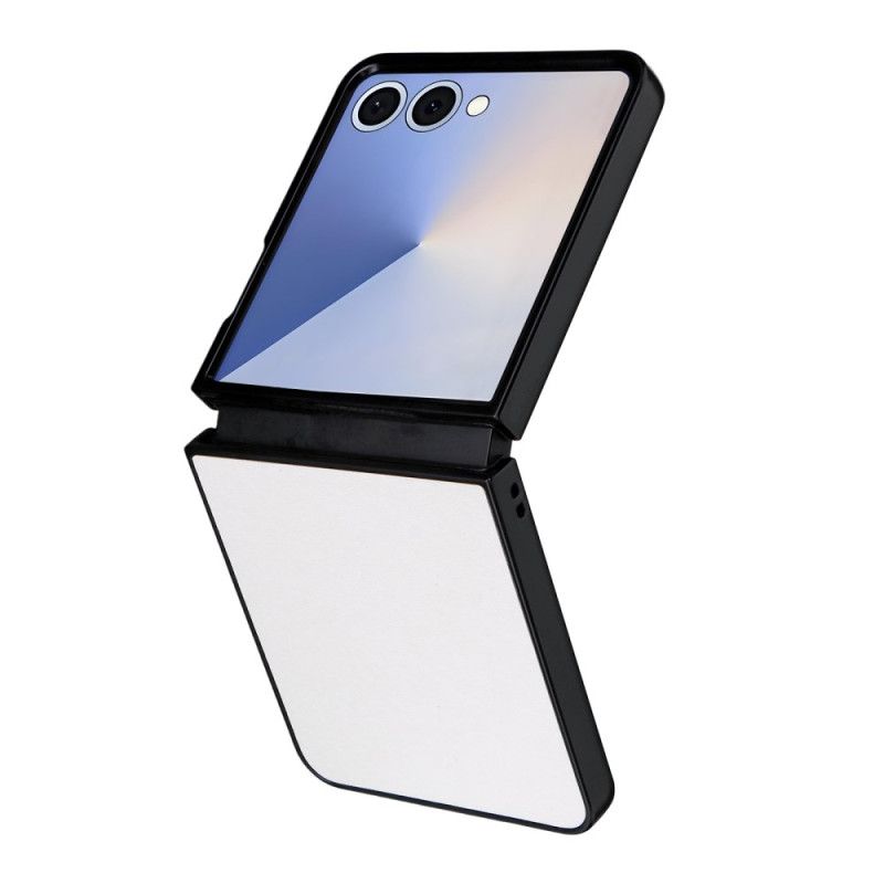 Skal Samsung Galaxy Z Flip 7 Monokrom Lädereffekt