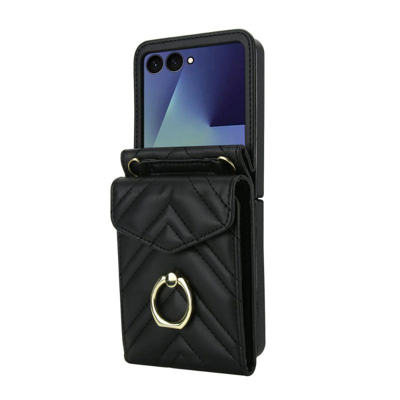 Skal Samsung Galaxy Z Flip 7 Rfid-blockerande Korthållare Och Rem