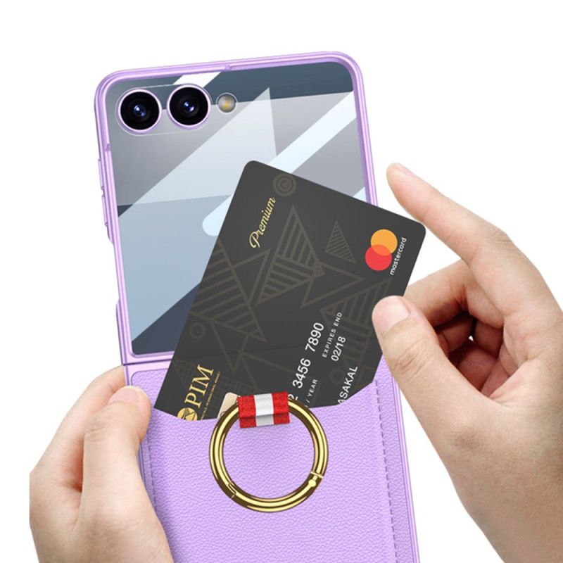 Skal Samsung Galaxy Z Flip 7 Ringhållare Och Korthållare
