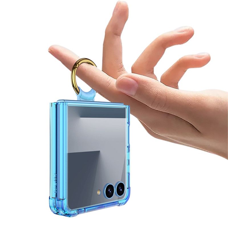 Skal Samsung Galaxy Z Flip 7 Ringhållare Och Skydd Stötsäker