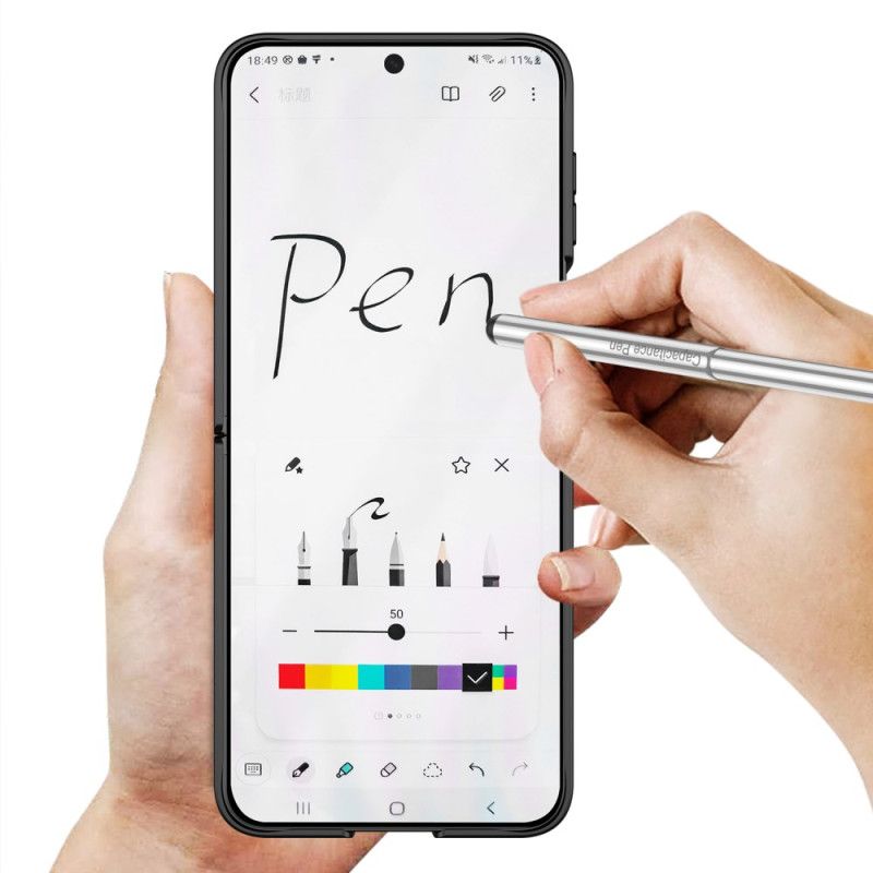 Skal Samsung Galaxy Z Flip 7 Telefonfodral Klassisk Med Gkk-gångjärn