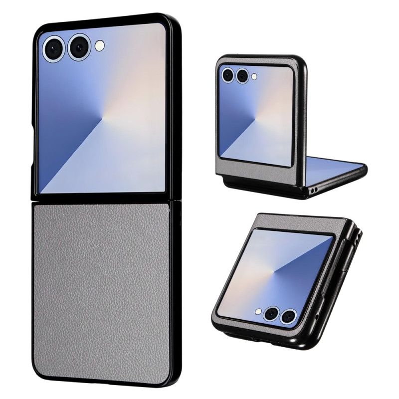 Skal Samsung Galaxy Z Flip 7 Telefonfodral Läderstruktur