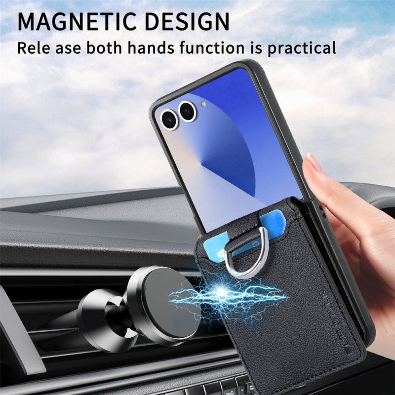 Skal Samsung Galaxy Z Flip 7 Telefonfodral Premium Korthållare Och Hållare