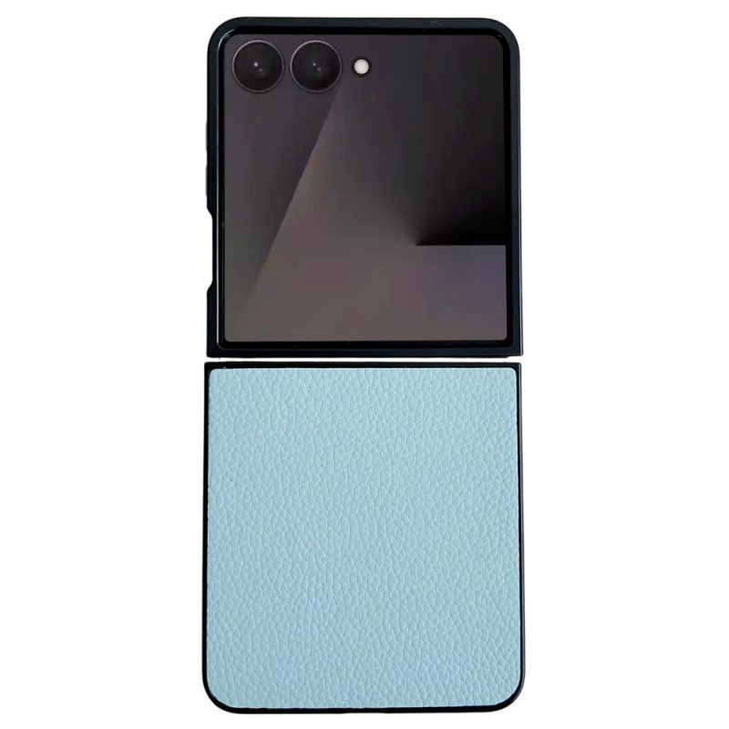 Skal Samsung Galaxy Z Flip 7 Texturerad Lädereffekt