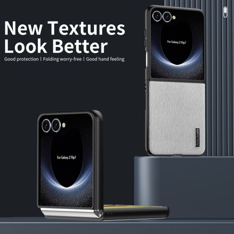 Skal Samsung Galaxy Z Flip 7 Trästruktur