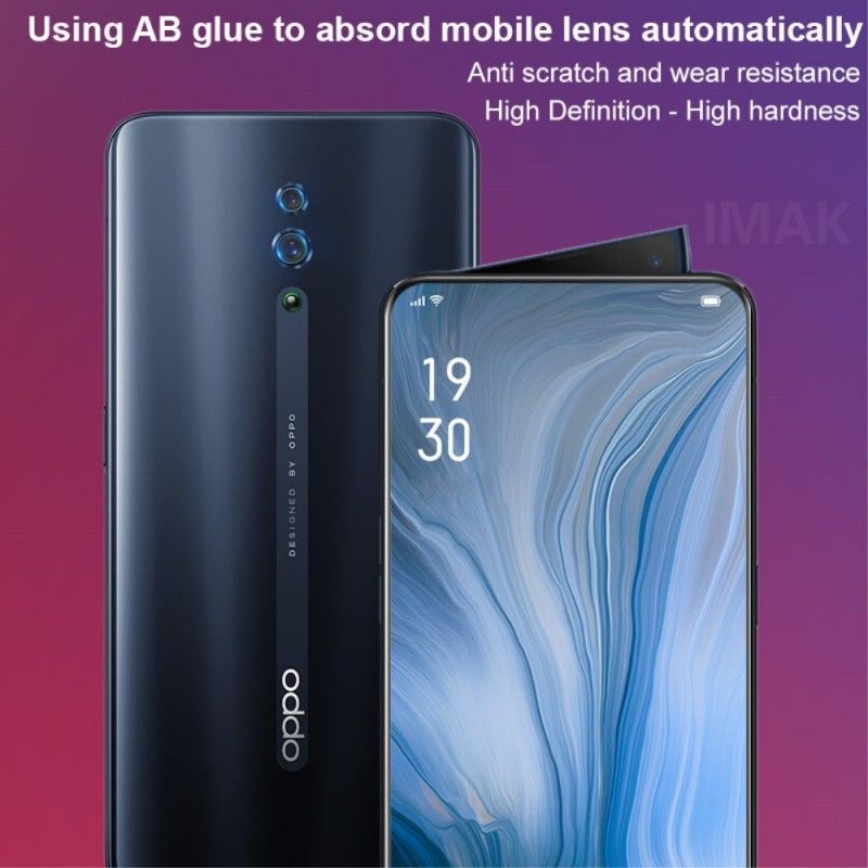 Härdat Glasskydd För Oppo Reno Imak-Objektiv