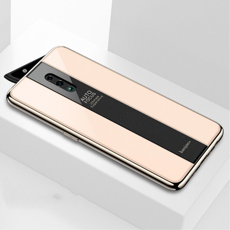 Skal för Oppo Reno Svart Galvaniserad Hybrid