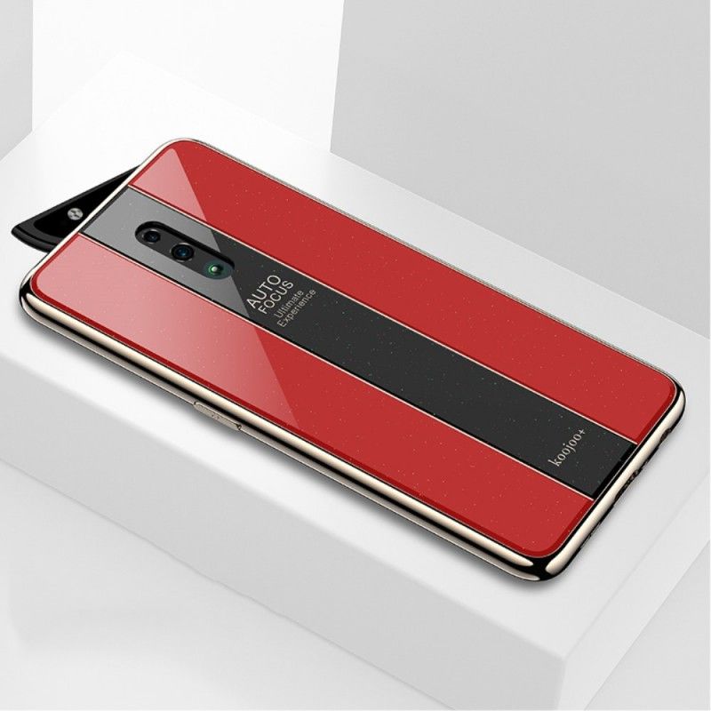 Skal för Oppo Reno Svart Galvaniserad Hybrid