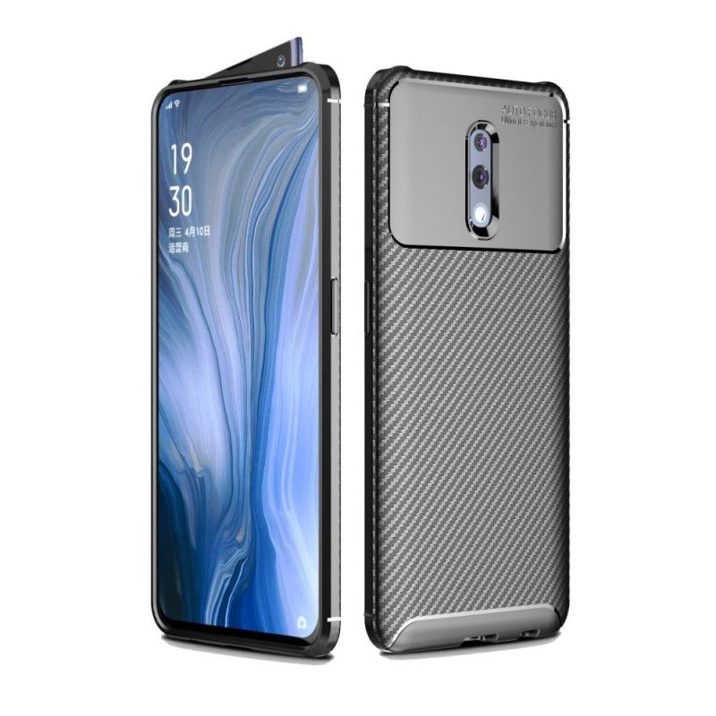 Skal Oppo Reno Svart Flexibel Kolfiber