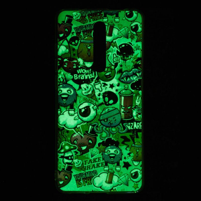 Skal Xiaomi Mi 9T / Mi 9T Pro Fluorescerande Galenskap