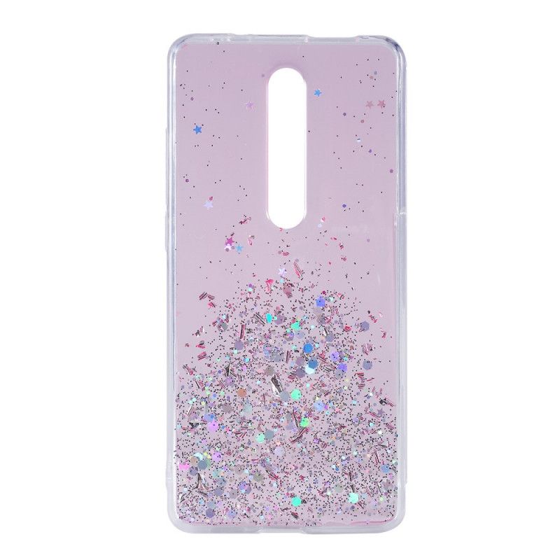 Skal Xiaomi Mi 9T / Mi 9T Pro Svart Mobilskal Jag Älskar Glitter