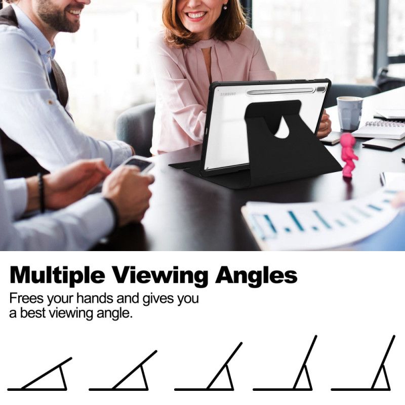 Case Samsung Galaxy Tab S10 Plus Telefonfodral Roterande Stativ