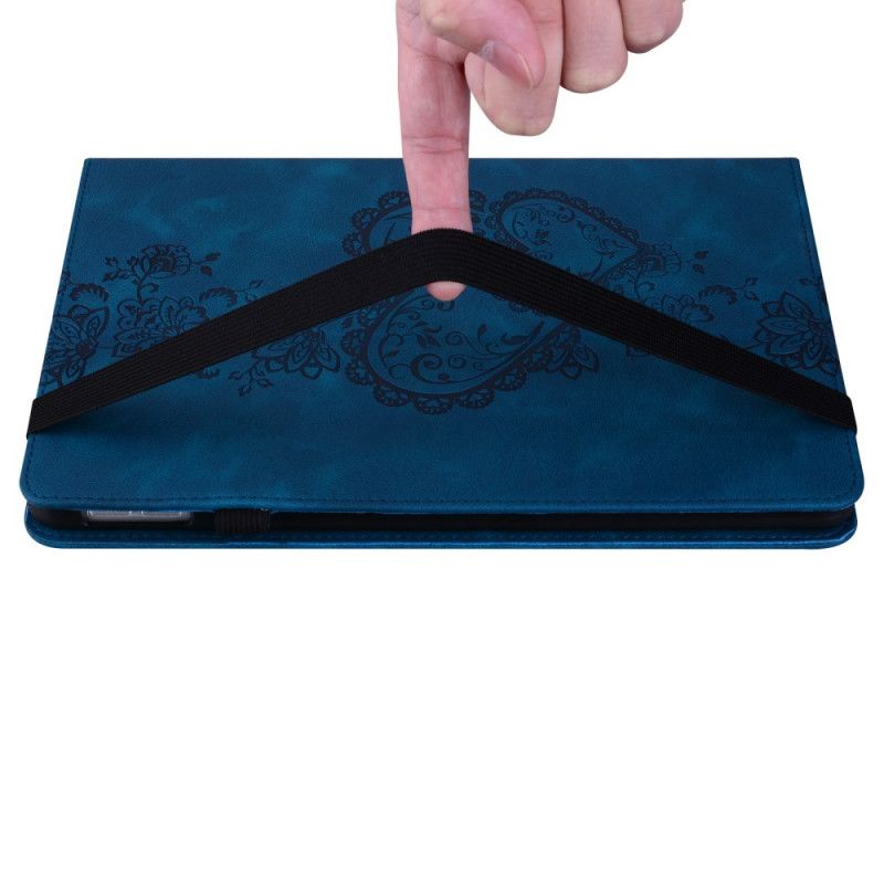 Fodral Samsung Galaxy Tab S10 Plus Hjärtan Med Mockaeffekt