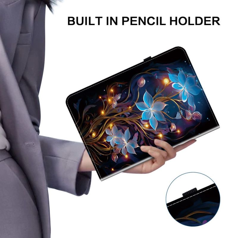 Fodral Samsung Galaxy Tab S10 Plus Ljus Blommor