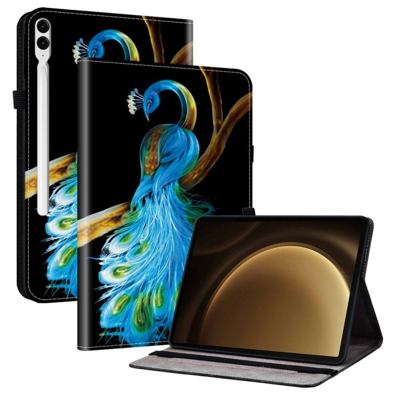 Fodral Samsung Galaxy Tab S10 Plus Påfågelmönster