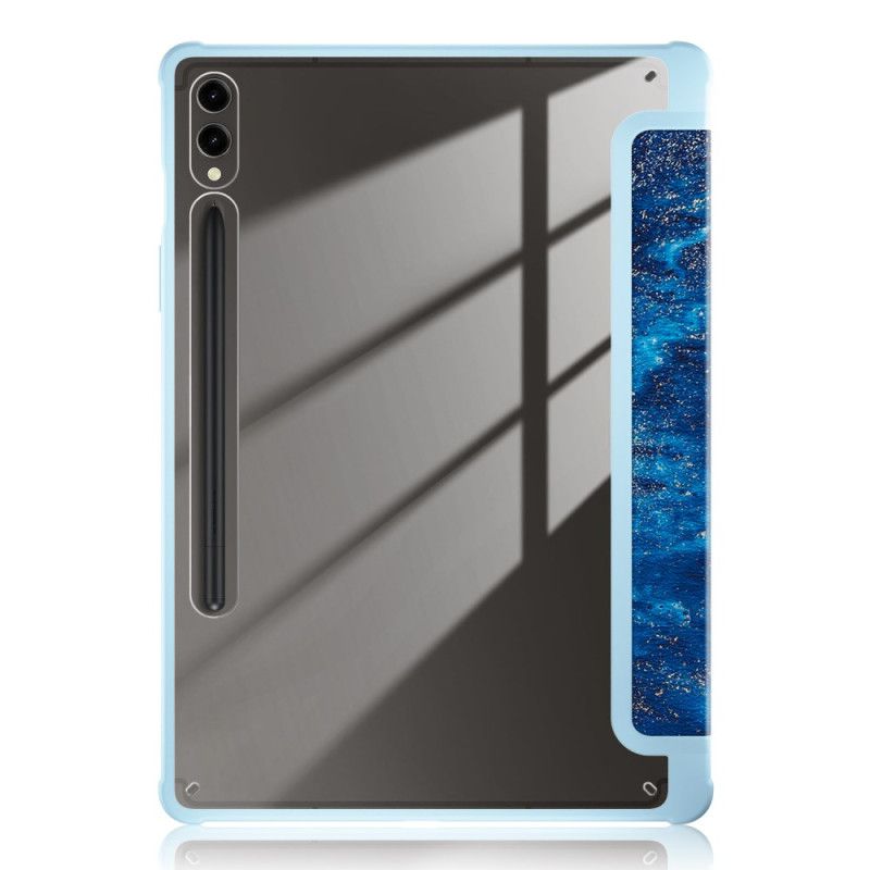 Samsung Galaxy Tab S10 Plus Transparent Baksida Med Vågmönster