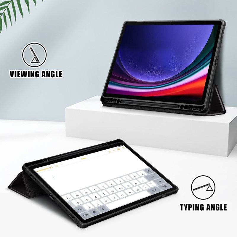 Samsung Galaxy Tab S10 Plus Transparent Baksida Rör Mig Inte