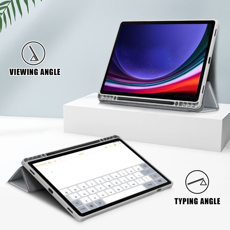 Samsung Galaxy Tab S10 Plus Trippelvikbart Pekpennahållare