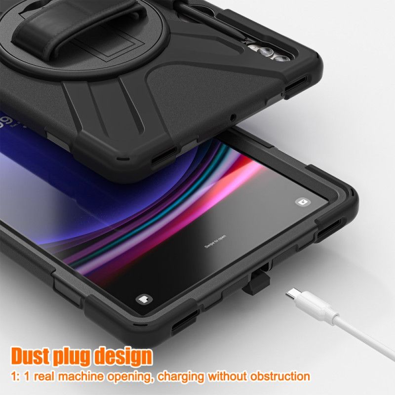 Skal För Samsung Galaxy Tab S10 Plus Rem Och Stativ