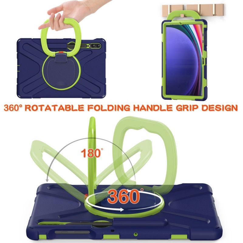 Skal Samsung Galaxy Tab S10 Plus Multifunktionellt Roterande Stativ Och Handtag