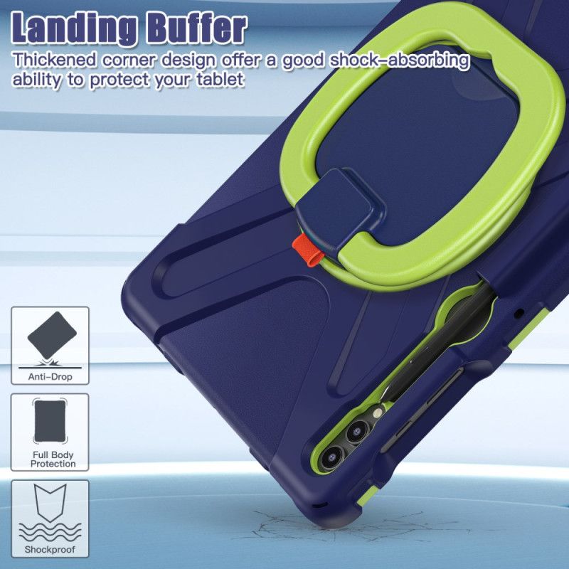 Skal Samsung Galaxy Tab S10 Plus Multifunktionellt Roterande Stativ Och Handtag