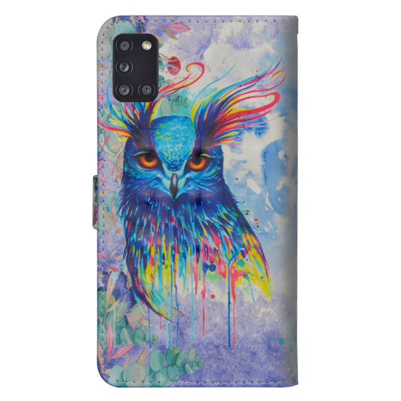Fodral för Samsung Galaxy A31 Akvarellfågel