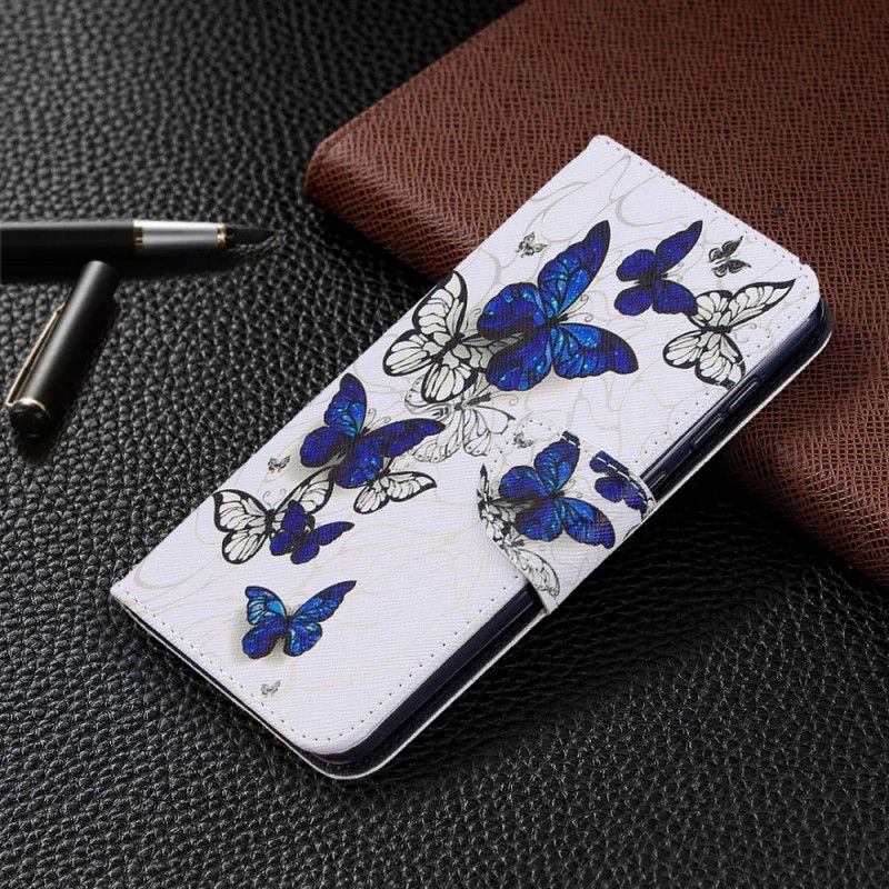 Fodral för Samsung Galaxy A31 Svart Fjärilar