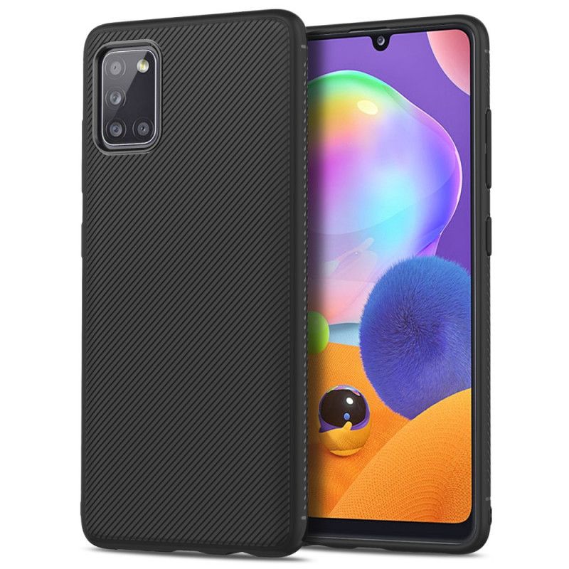 Skal för Samsung Galaxy A31 Svart Jazzserie Twill