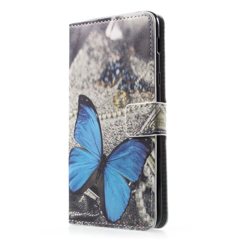Fodral Samsung Galaxy A6 Blå Fjäril