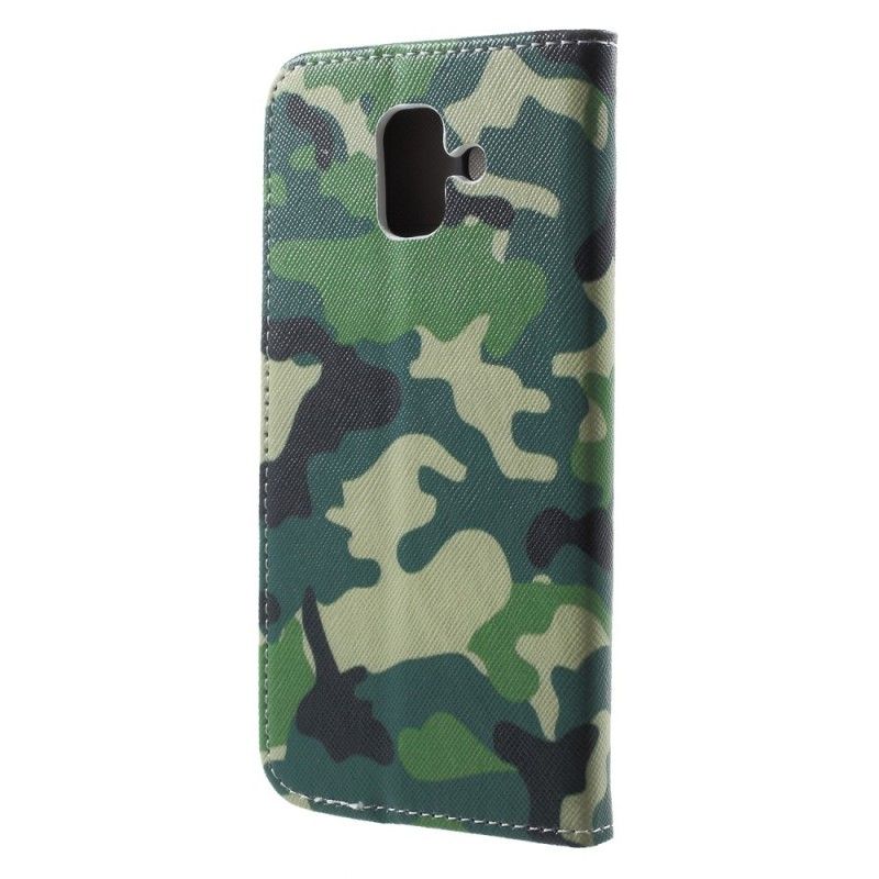 Fodral Samsung Galaxy A6 Militär Kamouflage