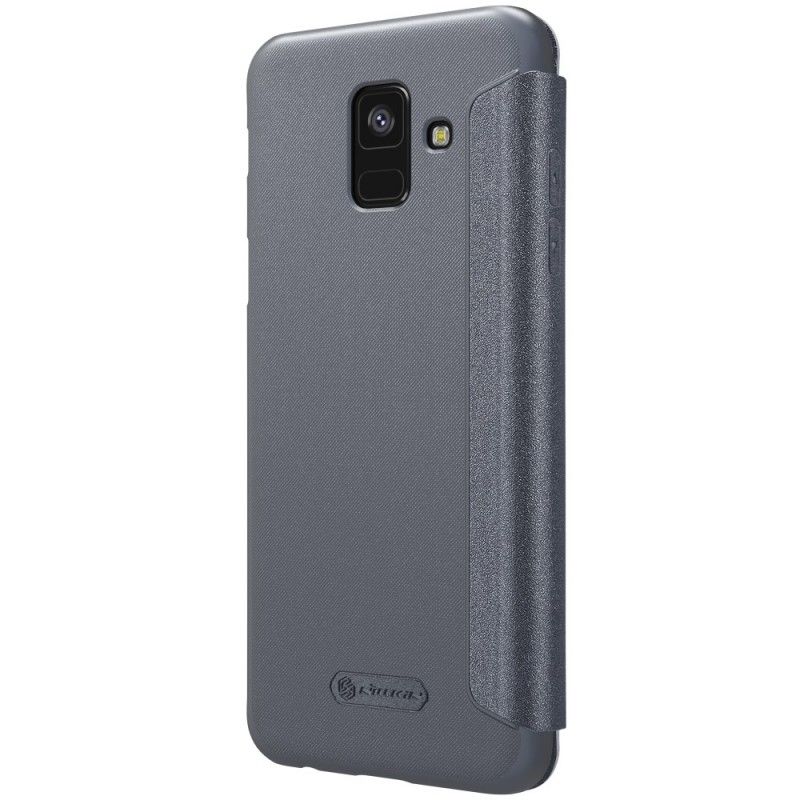 Folio-fodral Samsung Galaxy A6 Gyllene Mobilskal Nillkin