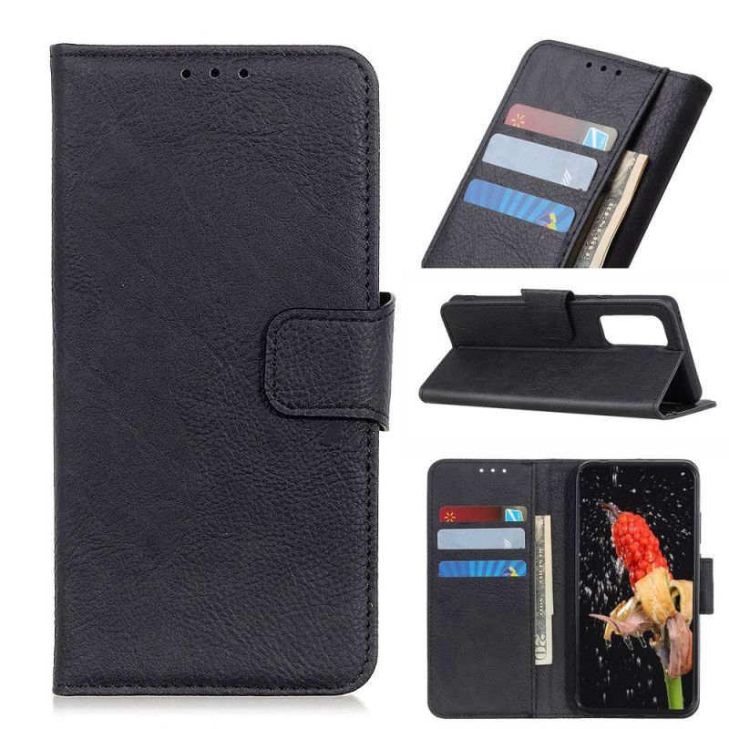 Fodral Huawei P Smart 2021 Svart Litchi Konsistens