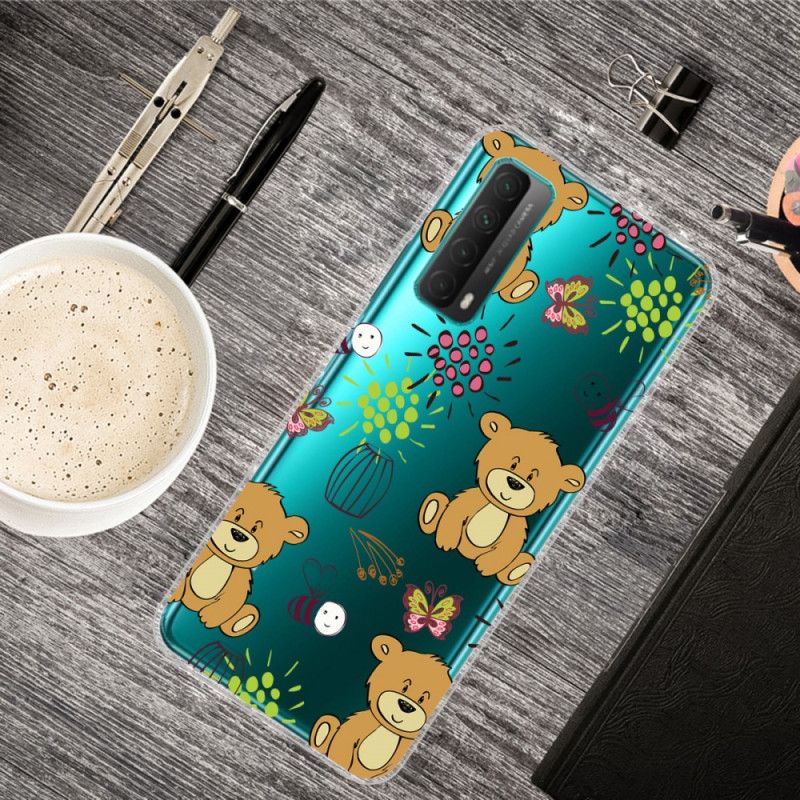 Skal för Huawei P Smart 2021 Genomskinliga Ungar Och Bin