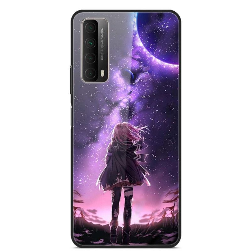 Skal Huawei P Smart 2021 Imaginärt Landskapshärdat Glas