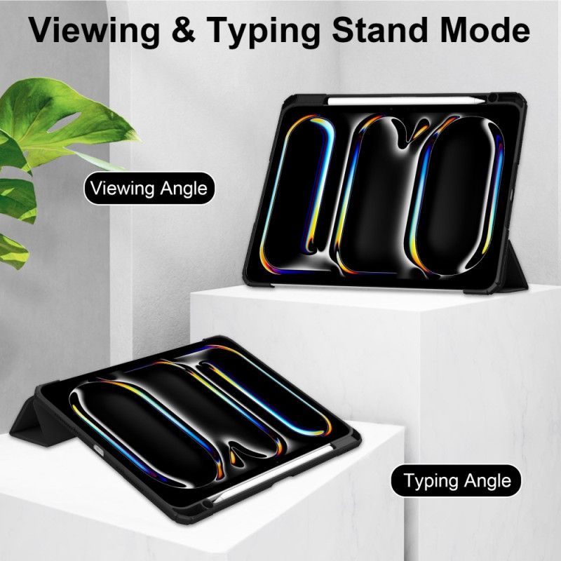 iPad Pro 13 (2025) Transparent Fodral I Konstläder