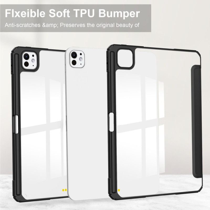 iPad Pro 13 (2025) Transparent Fodral I Konstläder