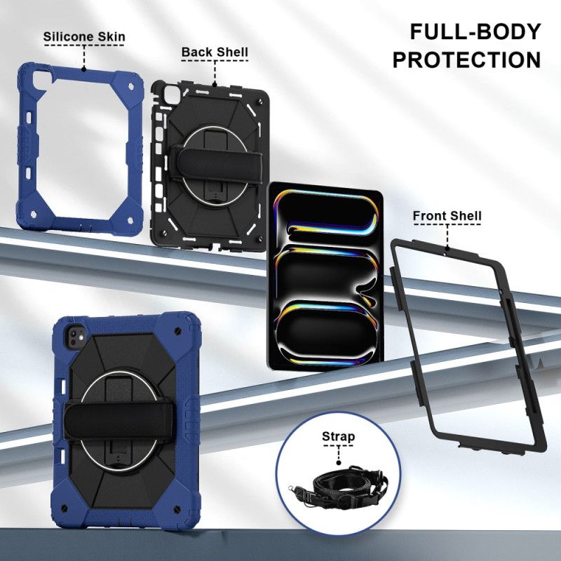 Skal För iPad Pro 13 (2025) Handrem Och Axelrem