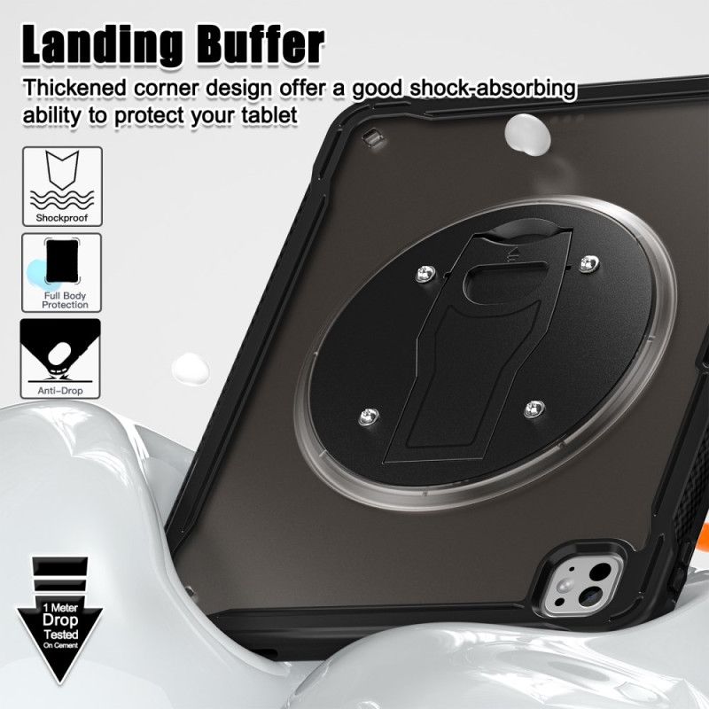 Skal iPad Pro 13 (2025) Genomskinlig Med Stativ