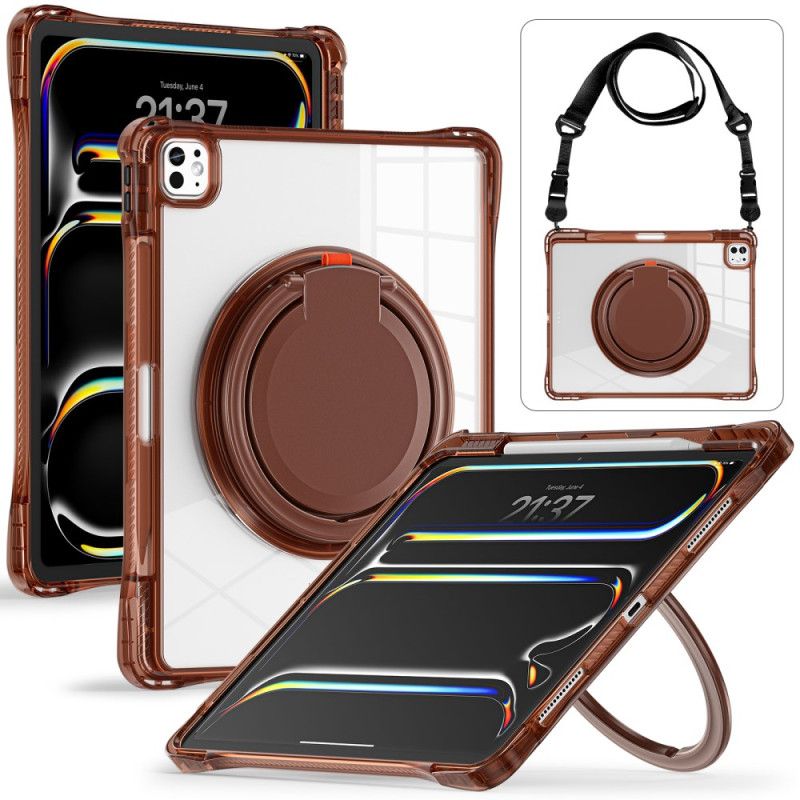 Skal iPad Pro 13 (2025) Justerbart Stativ Och Axelrem