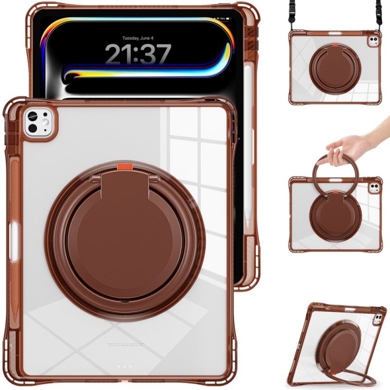 Skal iPad Pro 13 (2025) Justerbart Stativ Och Axelrem