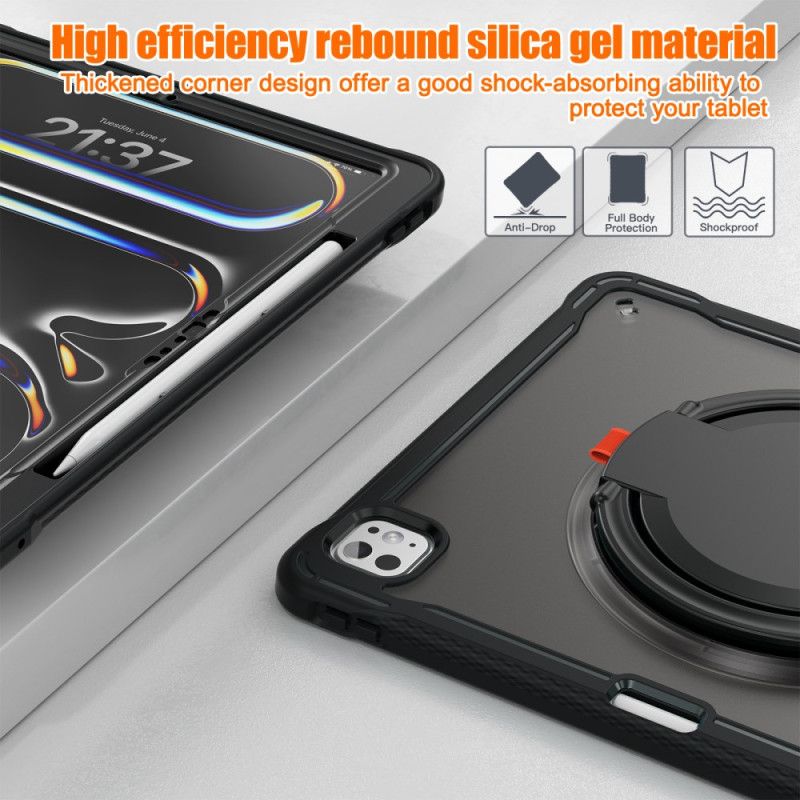 Skal iPad Pro 13 (2025) Roterande Stativ Och Pekpennhållare