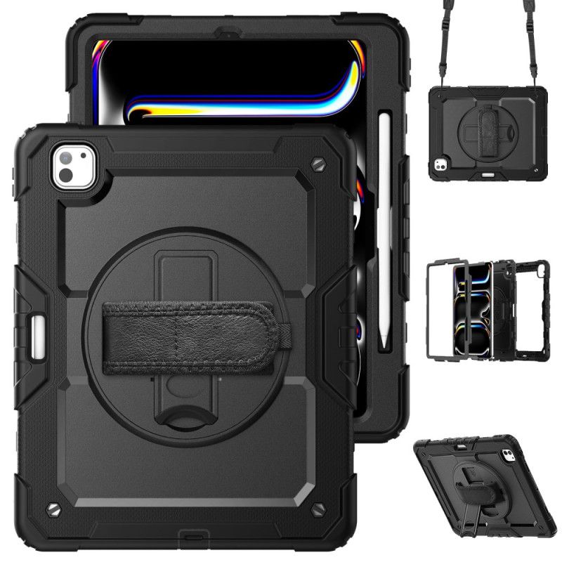 Skal iPad Pro 13 (2025) Telefonfodral Robust Med Skärmskydd Och Axelrem