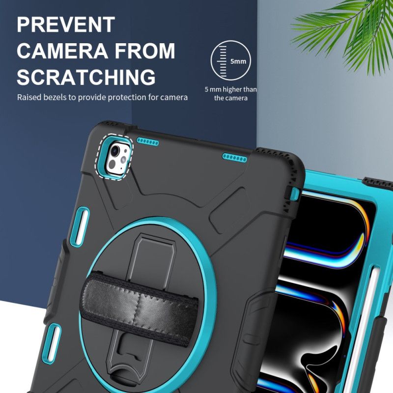 Skal iPad Pro 13 (2025) Ultratåligt Stativ Och Axelrem