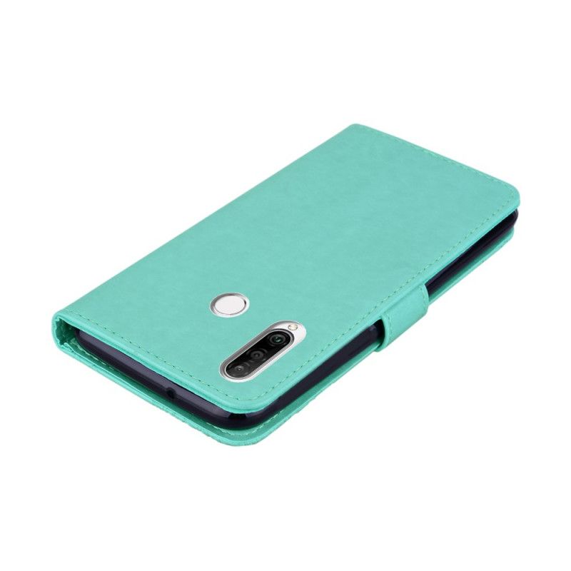 Fodral Huawei Y6p Grå Ugglamandala Och Rem
